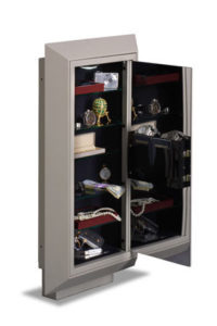 Diamond Wall Safe Open