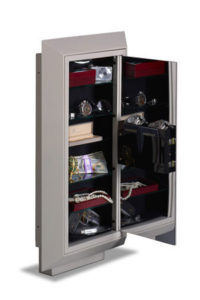 Diamond Wall Safe Opened