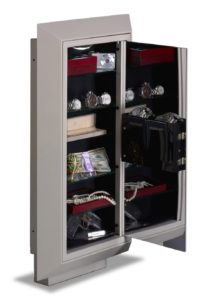 DigitalSafe Diamond Wall Safe in Almond